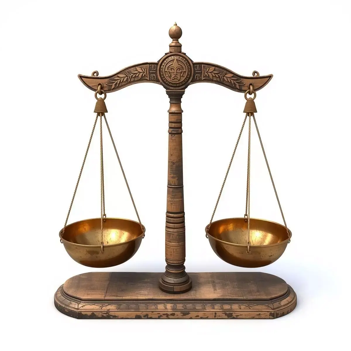 Ancient Egyptian Balance Scale 3D Prop Analysis Low-poly 3D model purchase