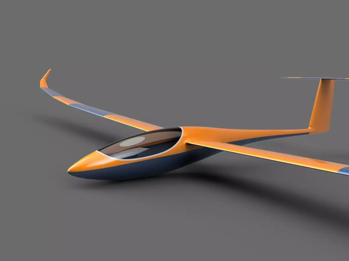 JS2 Revenant 6m Scale Sailplane 3D print model