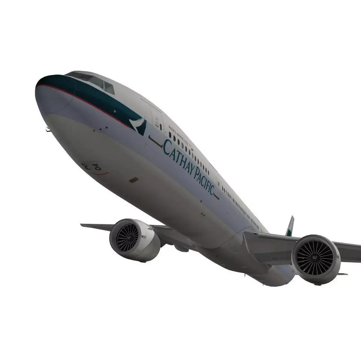 Boeing 777-300ER Cathay Pacific 3D model
