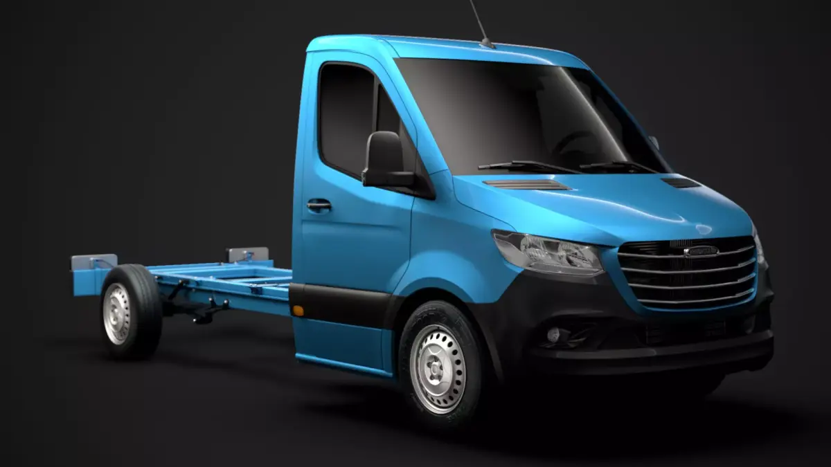 Freightliner Sprinter Chassis Single Cab L2 FWD 2020 3D model