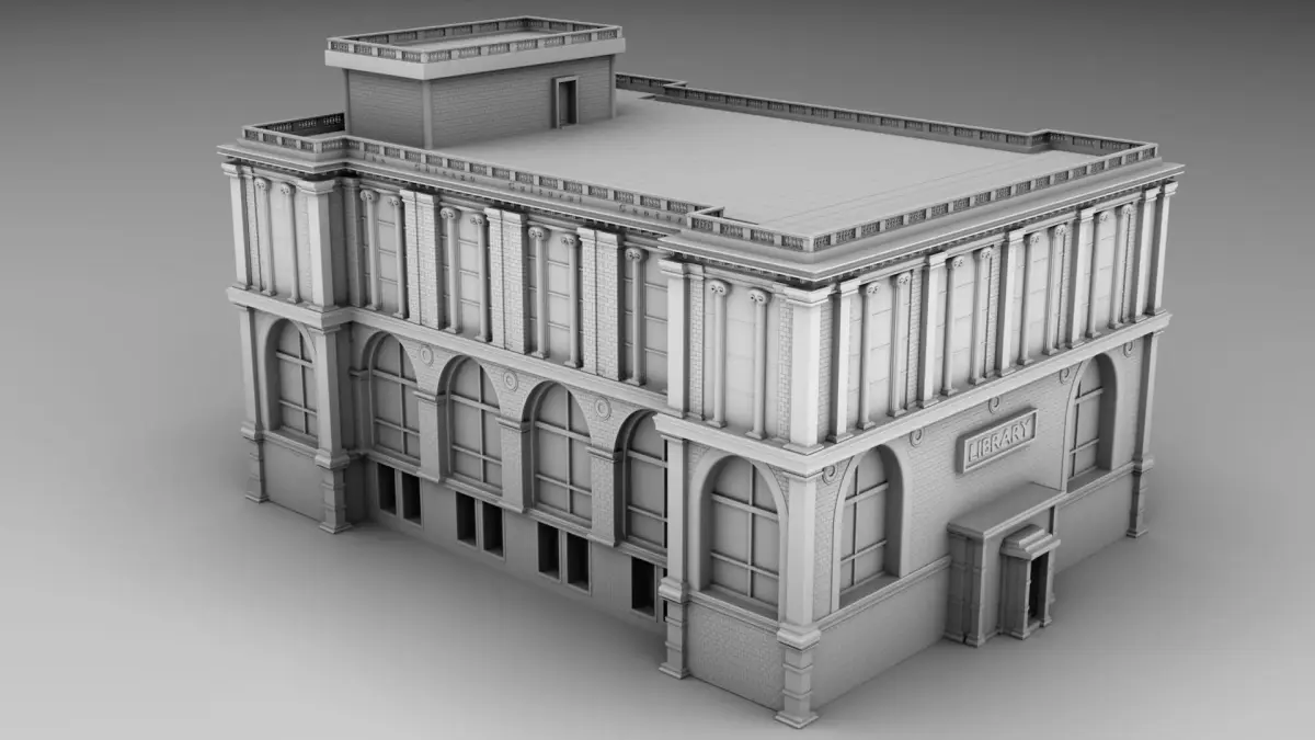 Library build 3D print model purchase