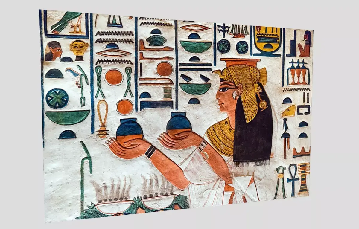 Ancient Egypt-Tomb of Nefertari Low-poly 3D model
