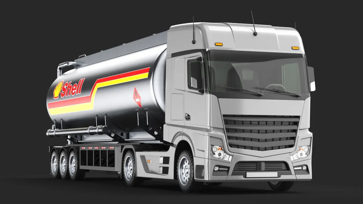Detailed Tank Truck 3D model