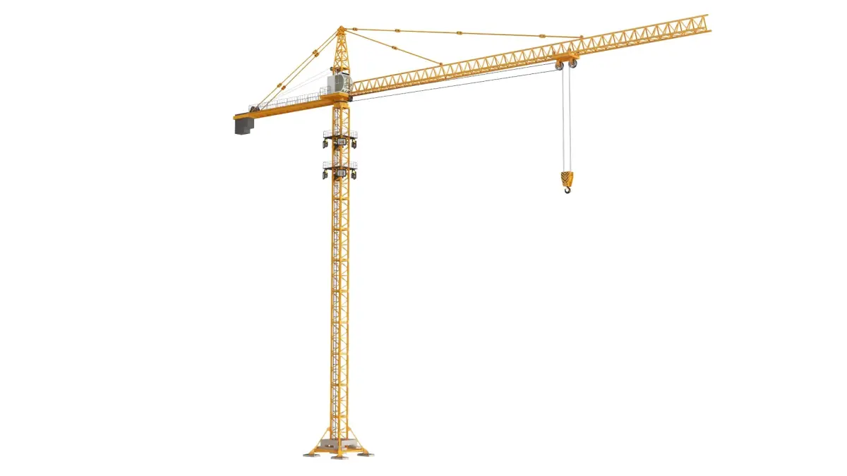 Detailed Construction Crane 3D model