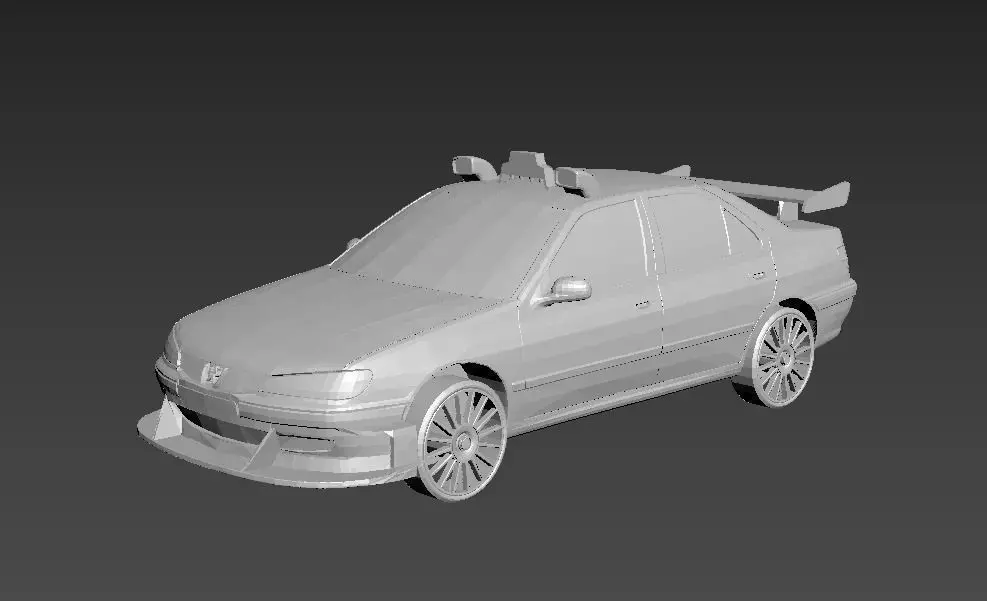 TAXI 2 BY Luc Besson peugeot 406 3D print model purchase