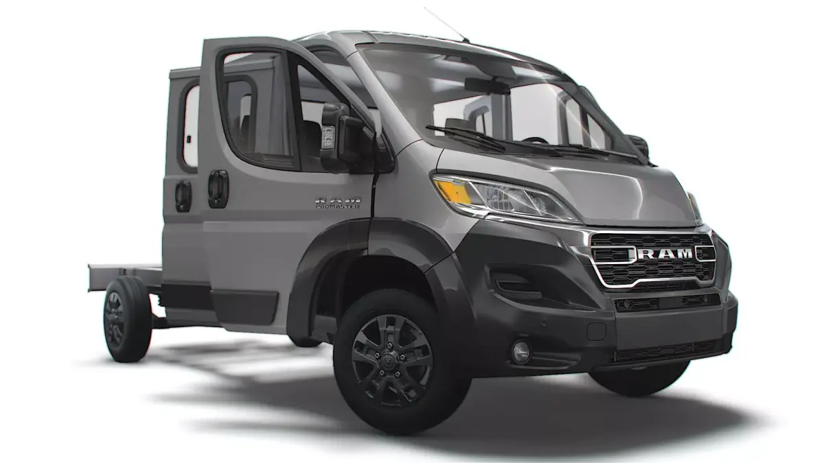 RAM Promaster Chassis Truck CrCab 4035WB HQInterior 2023 3D model