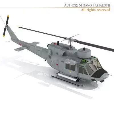 B 212 Navy 3D model
