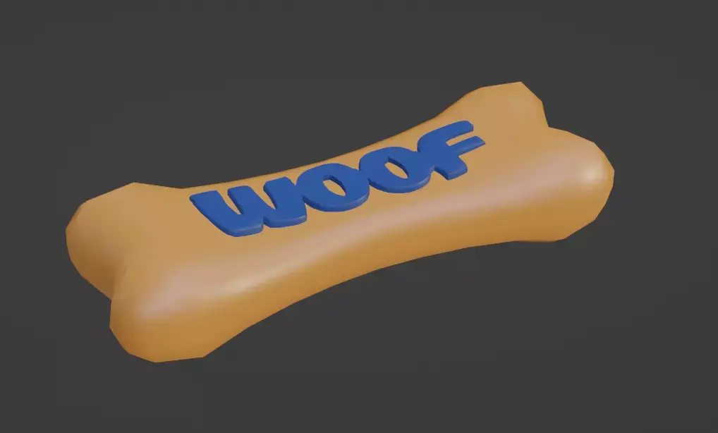 Basic Dog Chew Joy Free 3D model