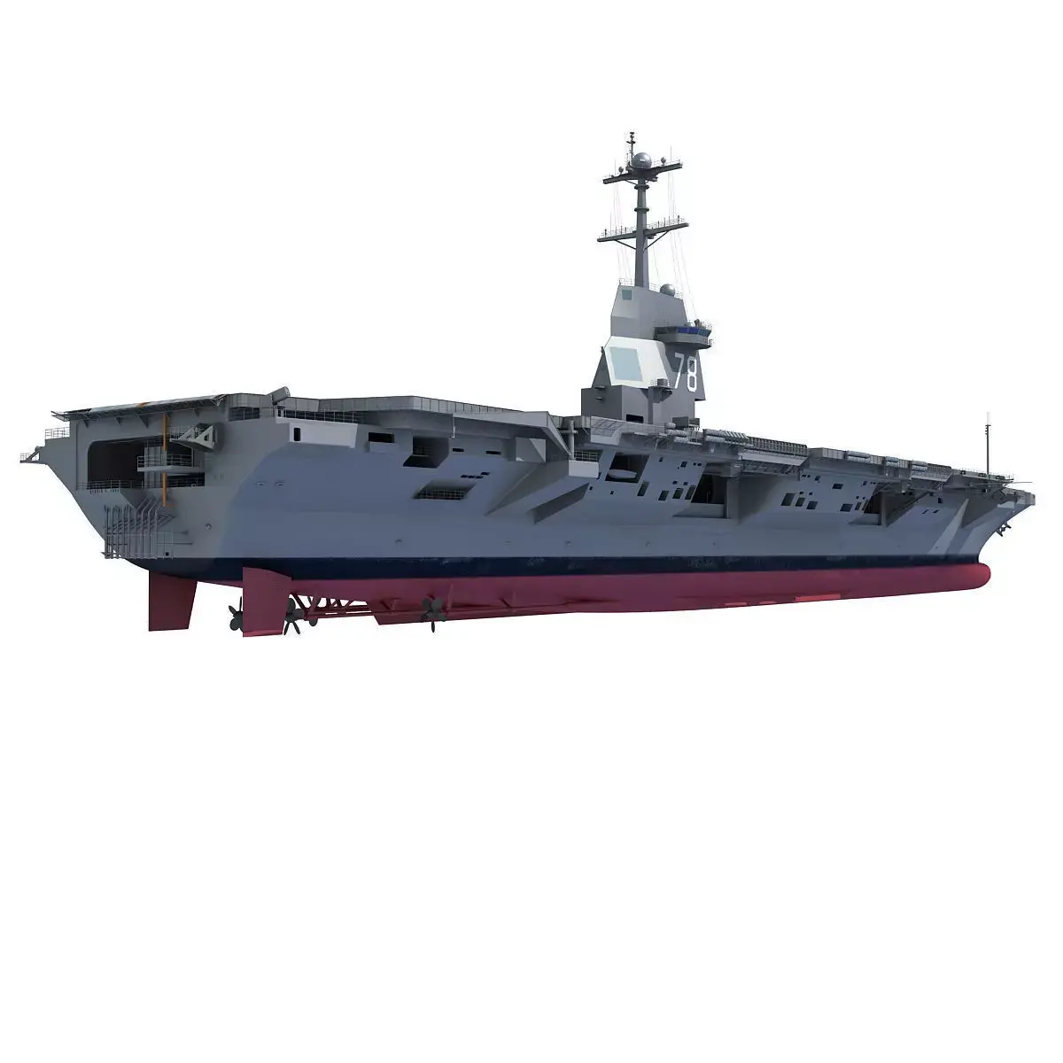 USS Gerald R F Aircraft Carrier CVN-78 3D model
