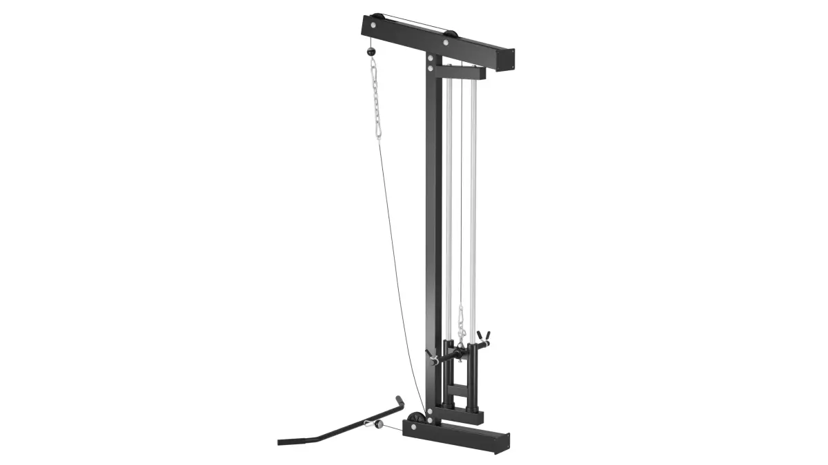 Wall-mounted Lat Pulldown Machine 3D Model 3D model