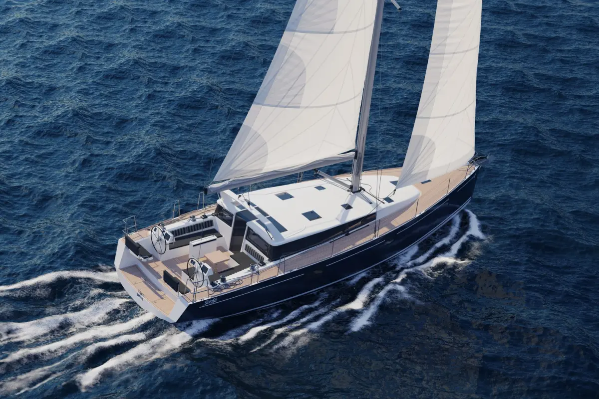 Sailboat Beneteau Sense 50 yacht 3D model purchase