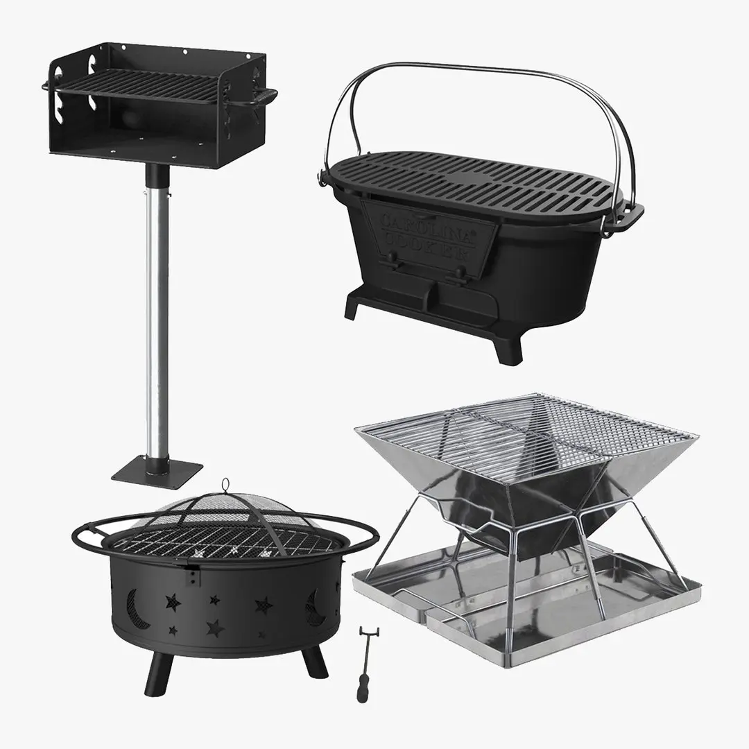 Charcoal Grills Collection 2 3D model