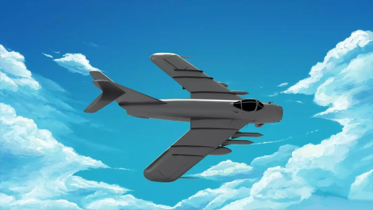 Mikoyan-Gurevich MiG-17 3D model