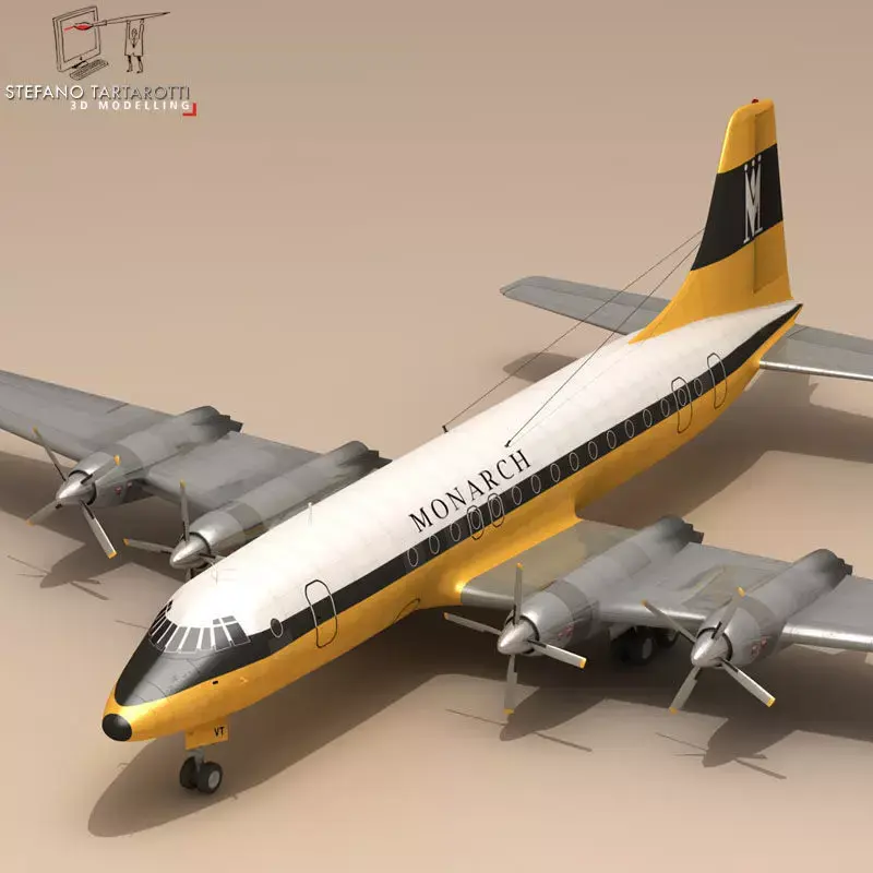 Bristol Britannia 3D model