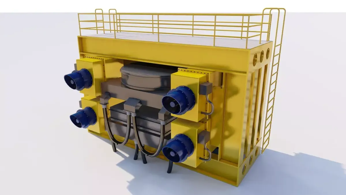 Wet High-Intensity Magnetic 3D Model Separator 3D model