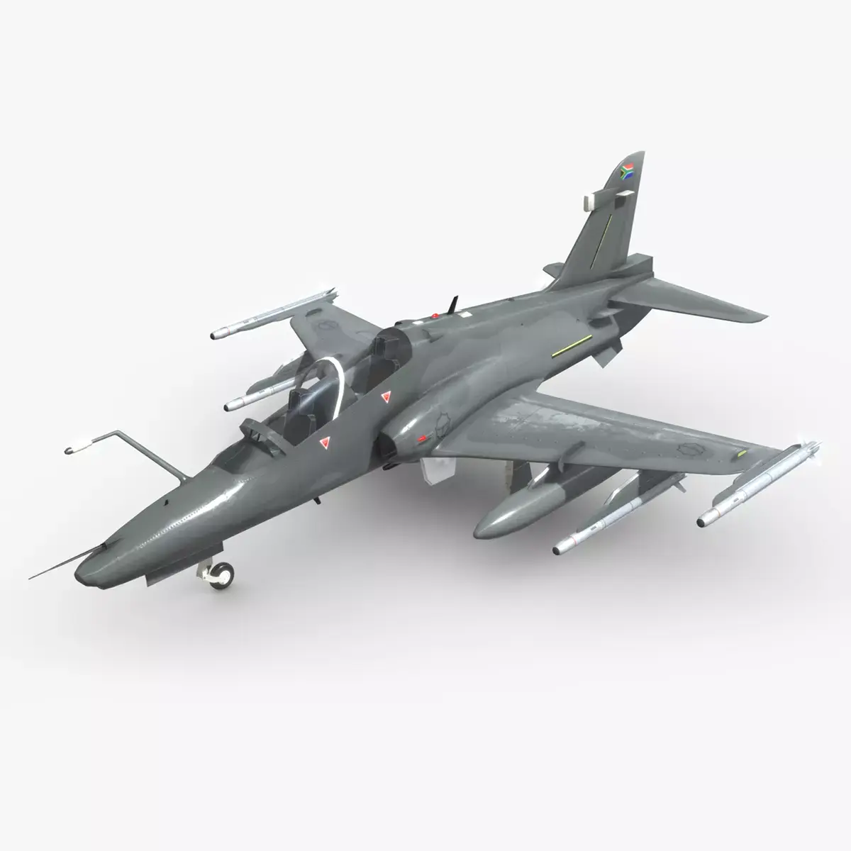 BAE Hawk Mk 120 South African Airforce Low-poly 3D model