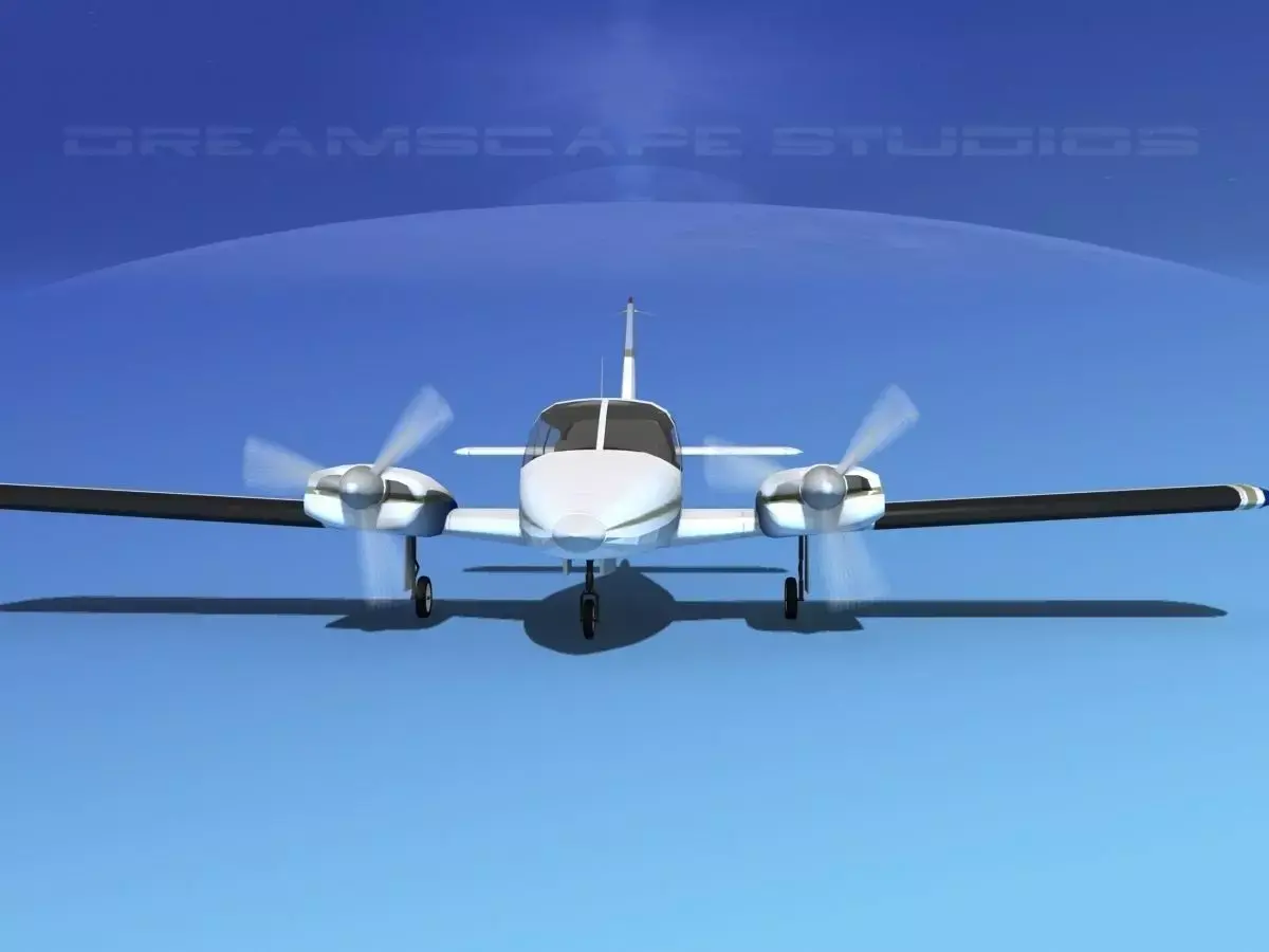 Piper PA-34 Seneca V05 3D model