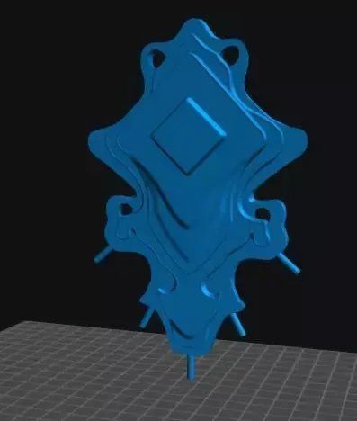 mostima dress accesories bottom part  3D print model