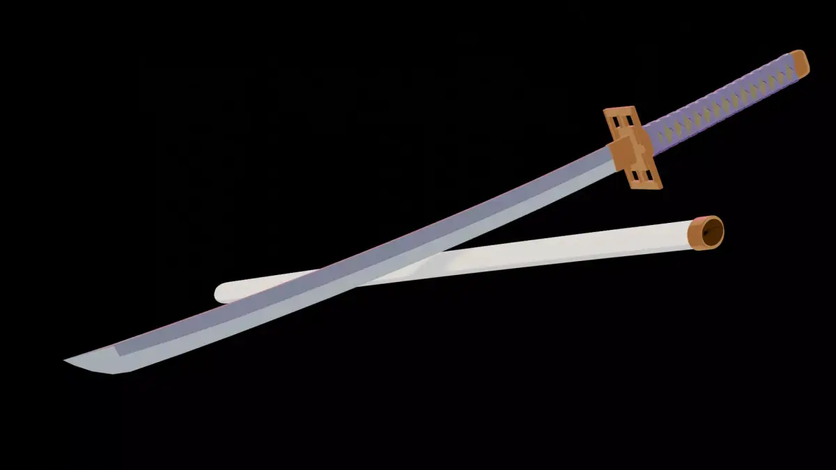 Senbonzakura Sword Model Free 3D model