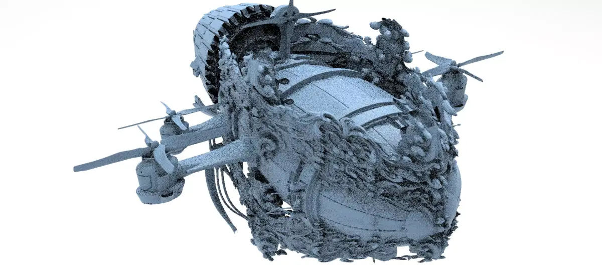 Gilgamesh Kings airship 1 3D model