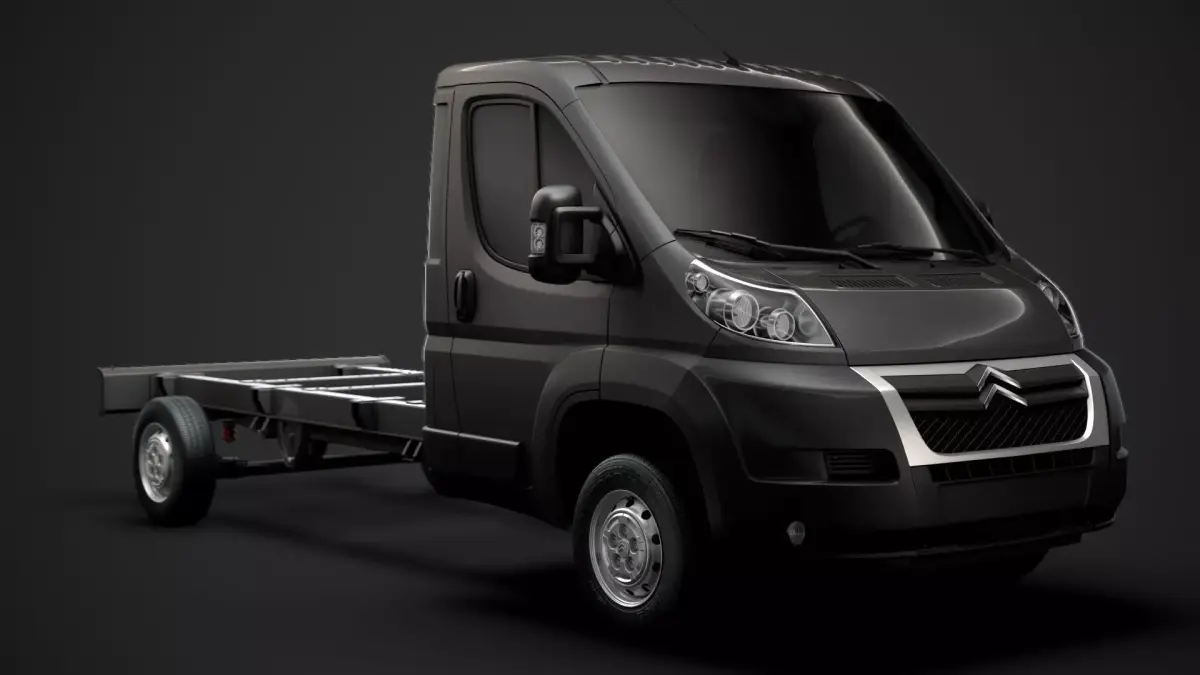 Citroen Relay Chassis Truck Single Cab 4035WB 2014 3D model