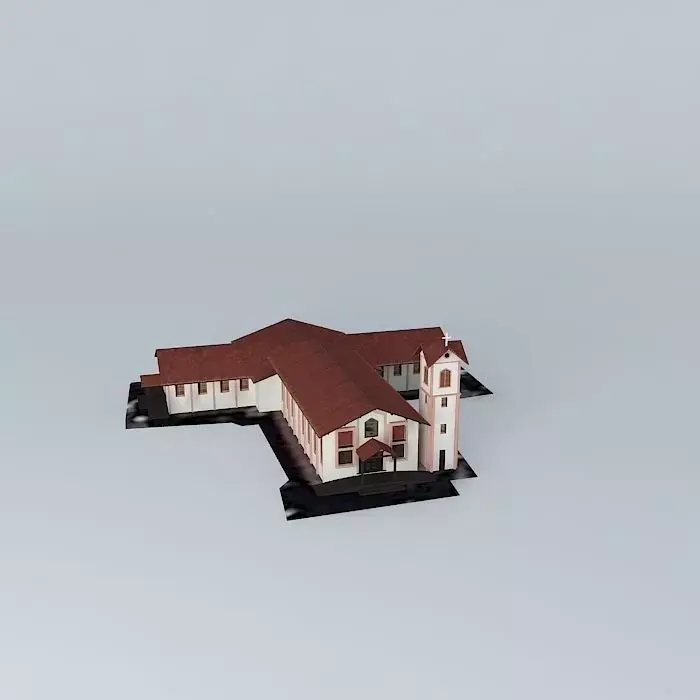 Church Santa Luzia Free 3D model