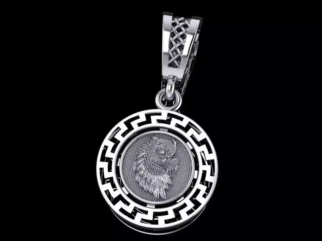 owl pendant Free 3D print model
