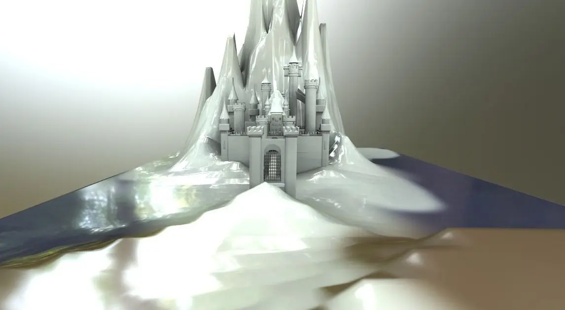 Frozen Castle 3D model