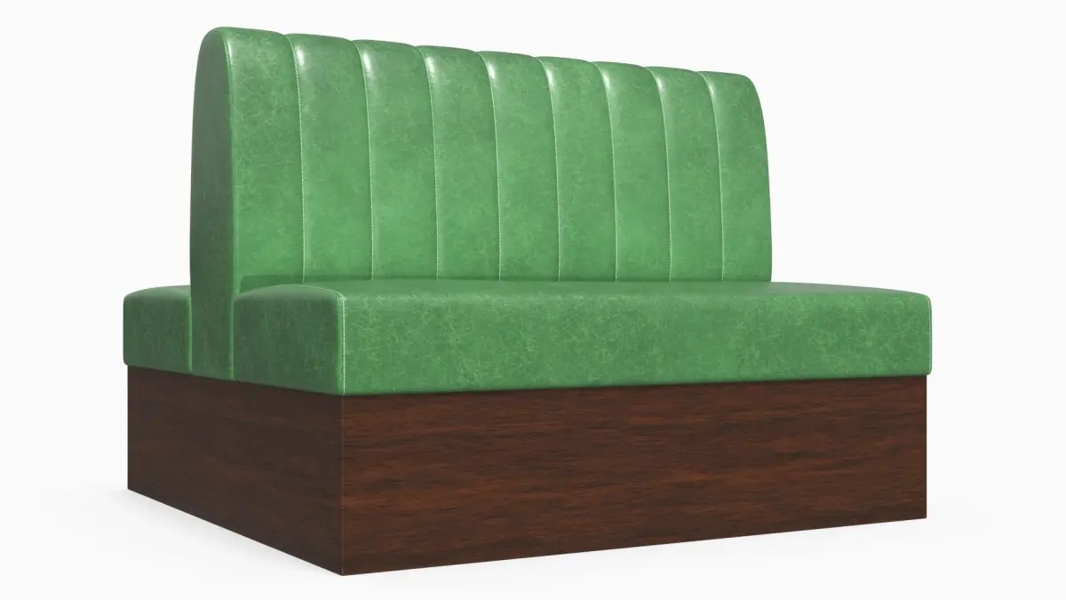Double Sided Restaurant Booth Bench 3D model