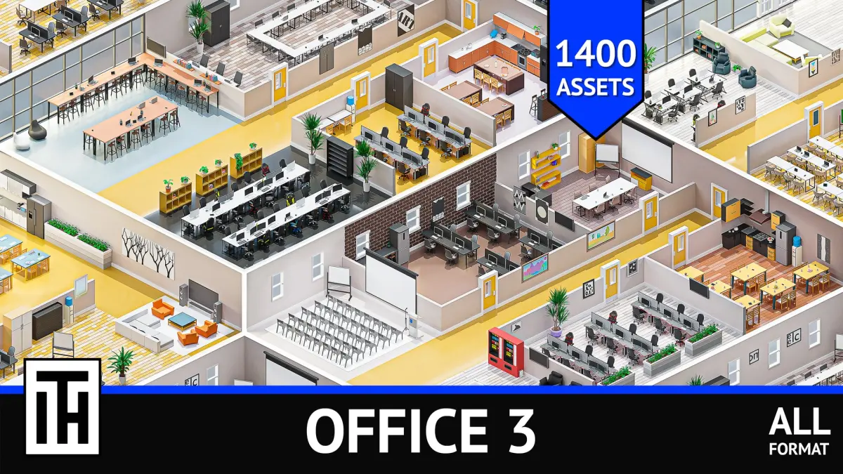 Office 3 3D model
