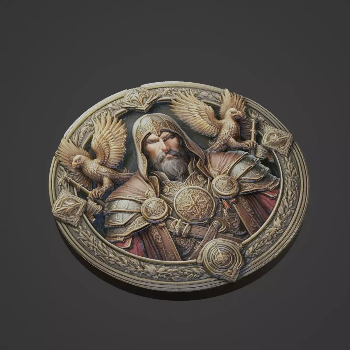 Alp Arslan Medallion 3D print model buy