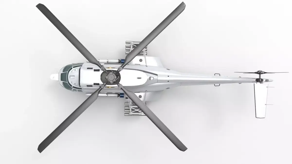 IAR 330 helicopter 3D model