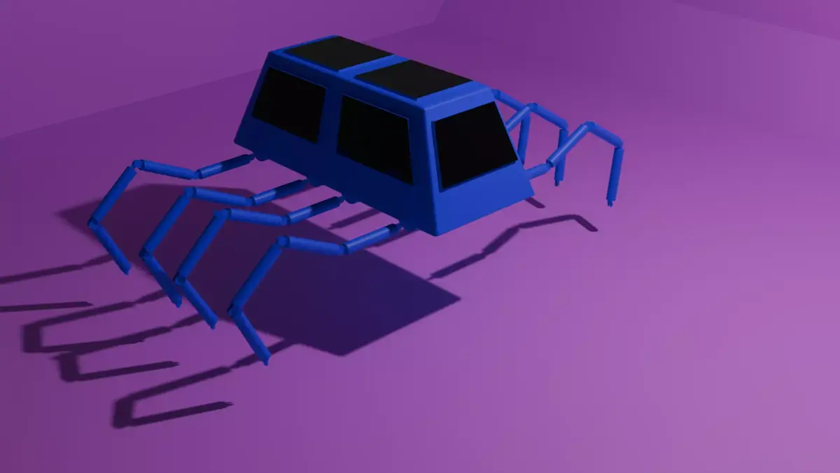robot vehicle 3D model