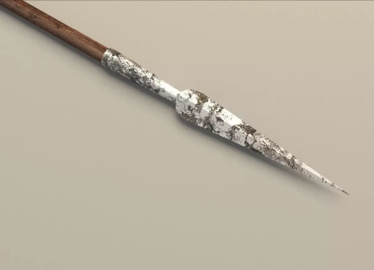 spear harry potter wand 3D model