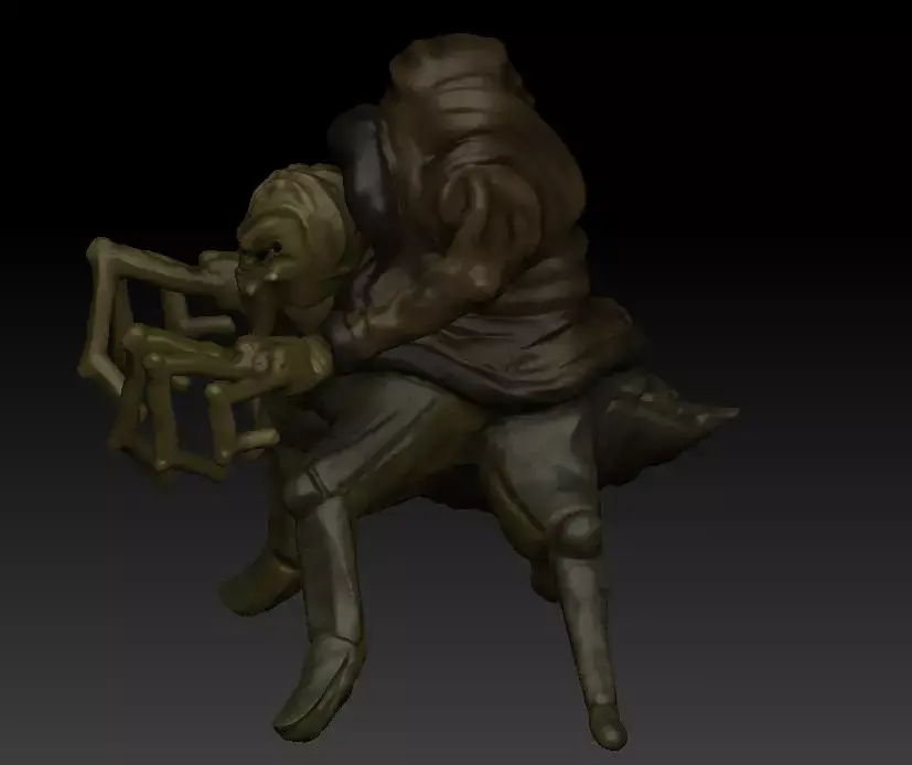Sci-Fi Alien challenge merchant alien Free 3D model