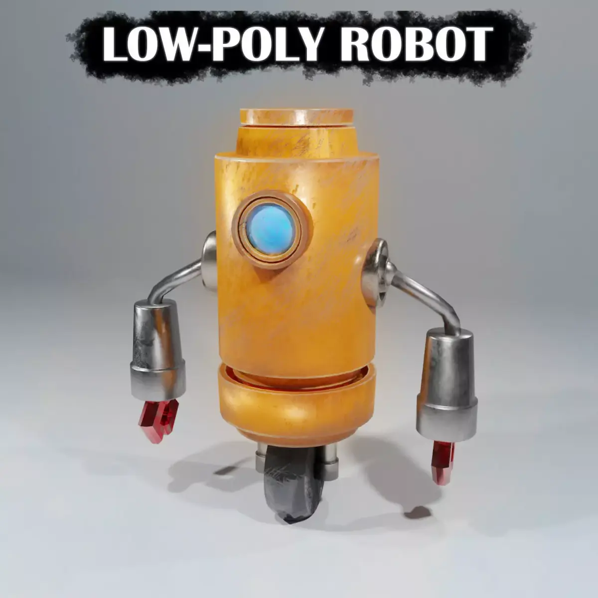 Robot Character Low-poly model Low-poly 3D model
