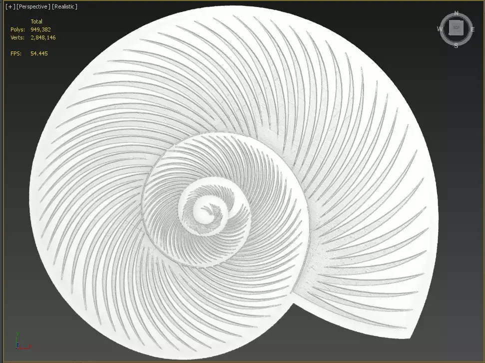 Two Shells Suitable for embossing Hot Foil Technique 3D model