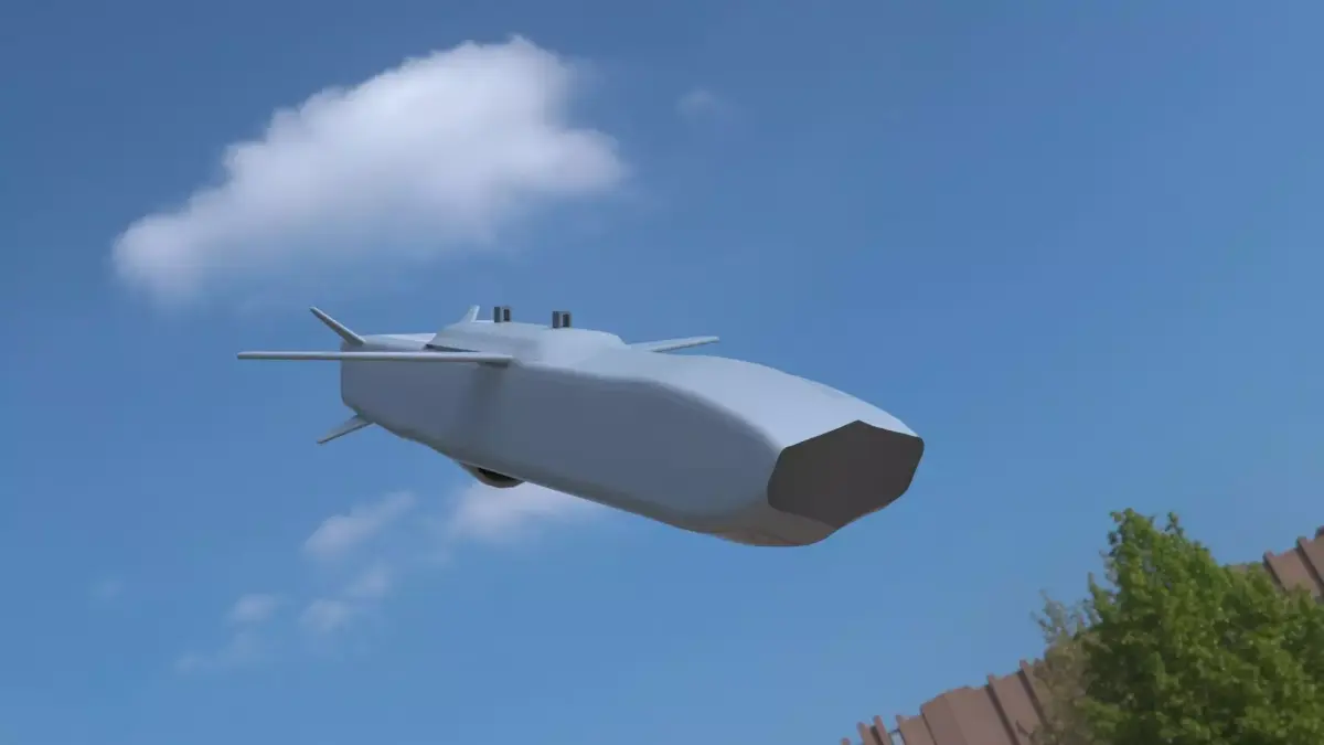 Som Cruise Missile 3D model