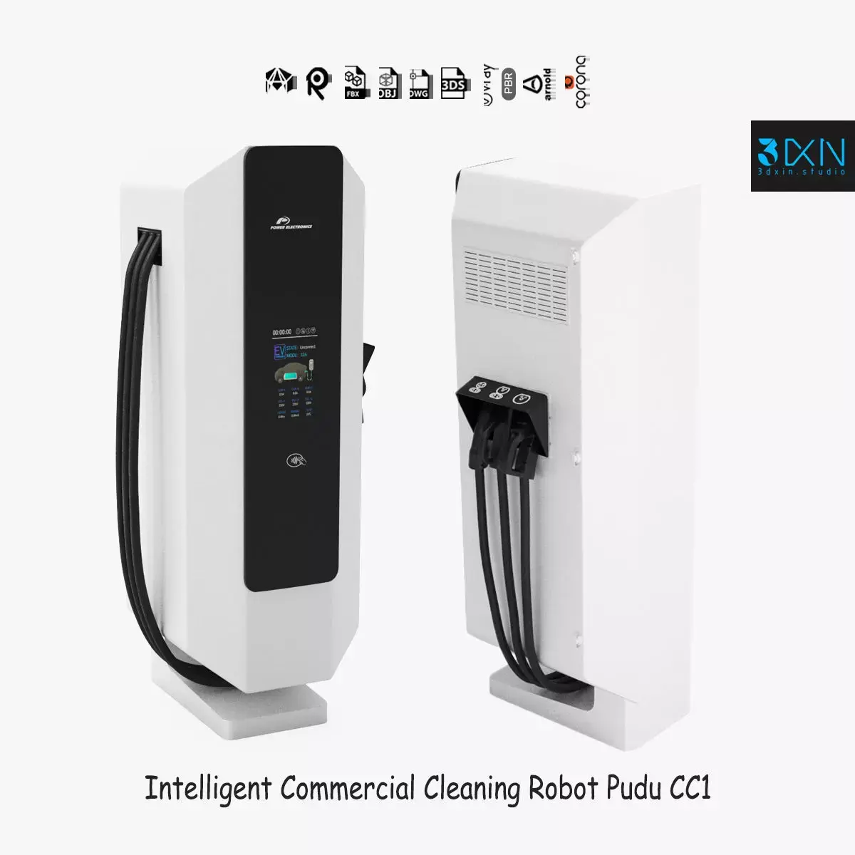 Power Electronics NB 60 EV Charging Station 3D model