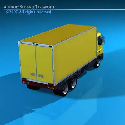 Truck two trucks 3D model
