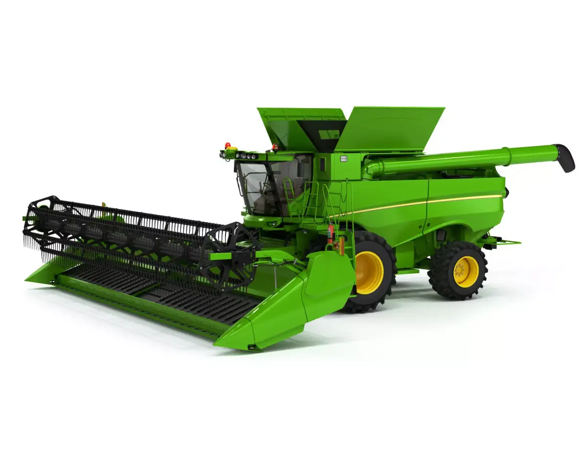 Combine Harvester 3D model 7