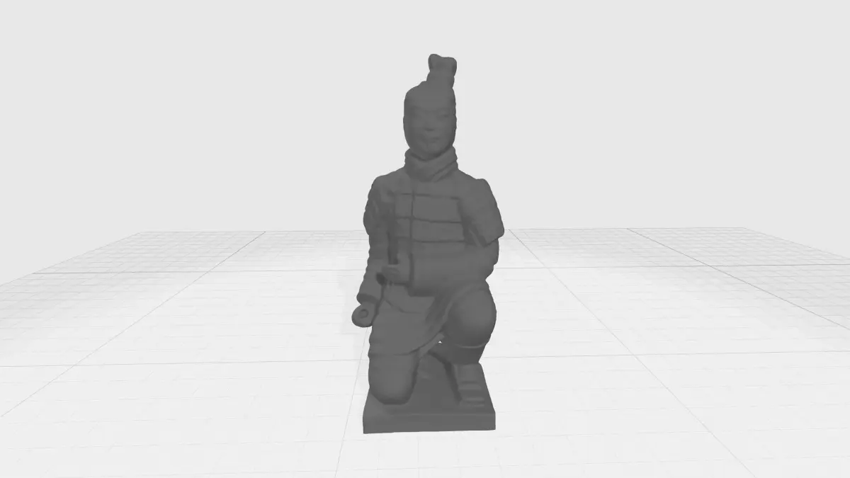 Terracotta Warriors Archer 3D Model 3D print model purchase