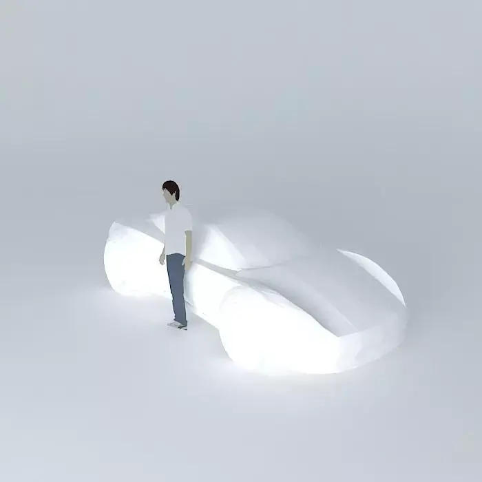 NEG super car template Free 3D model