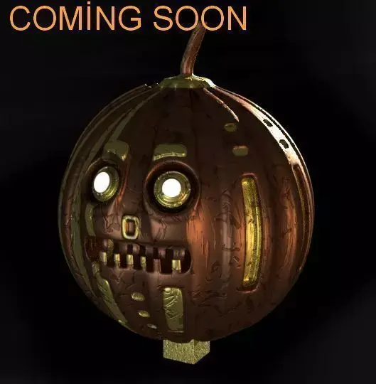 Robot Pumpkin  Free 3D model