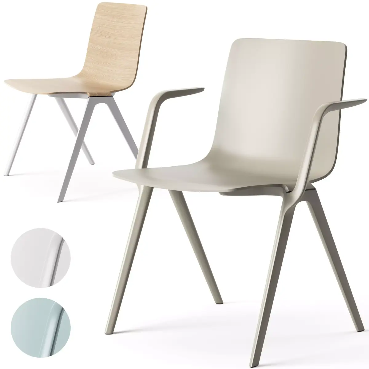 A-Chair By Brunner 3D model