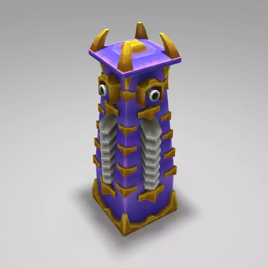 Guard Tower Turret Low-poly 3D model