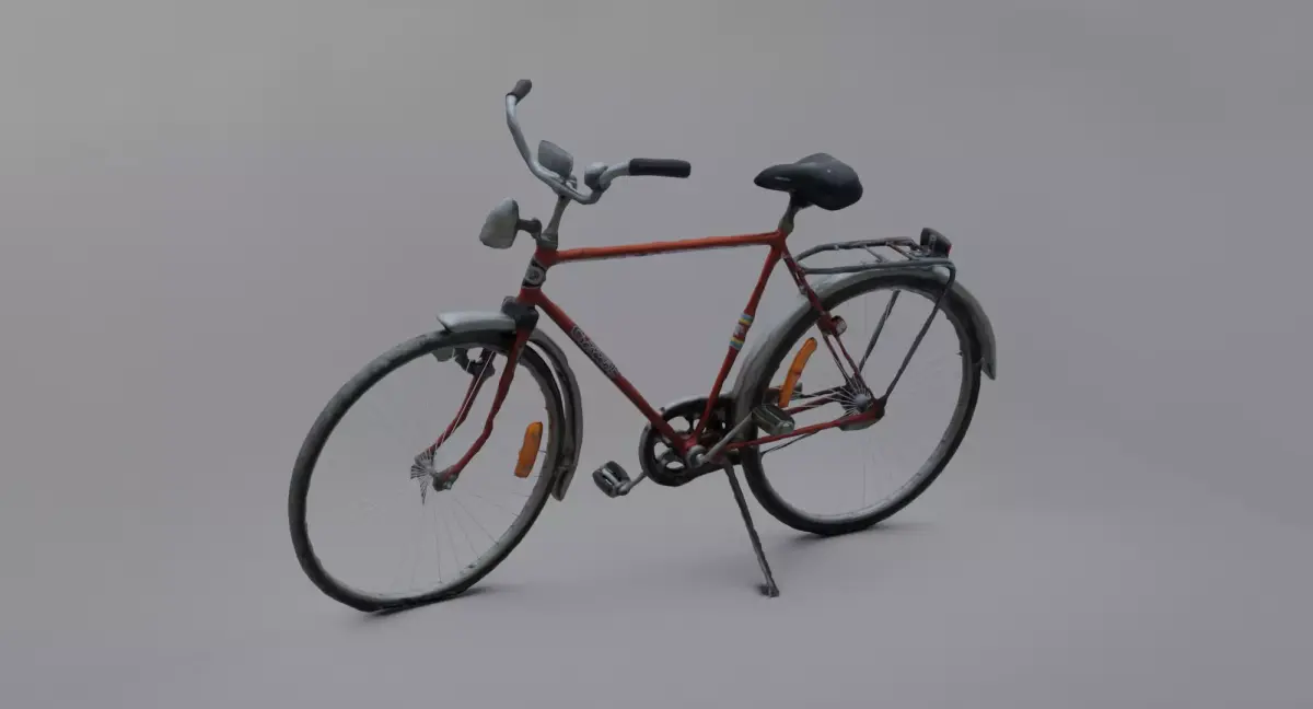 Bicycle Low-poly 3D model shop