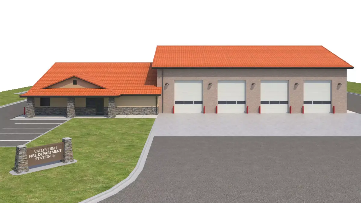 Commercial-037 Fire Station 3D model