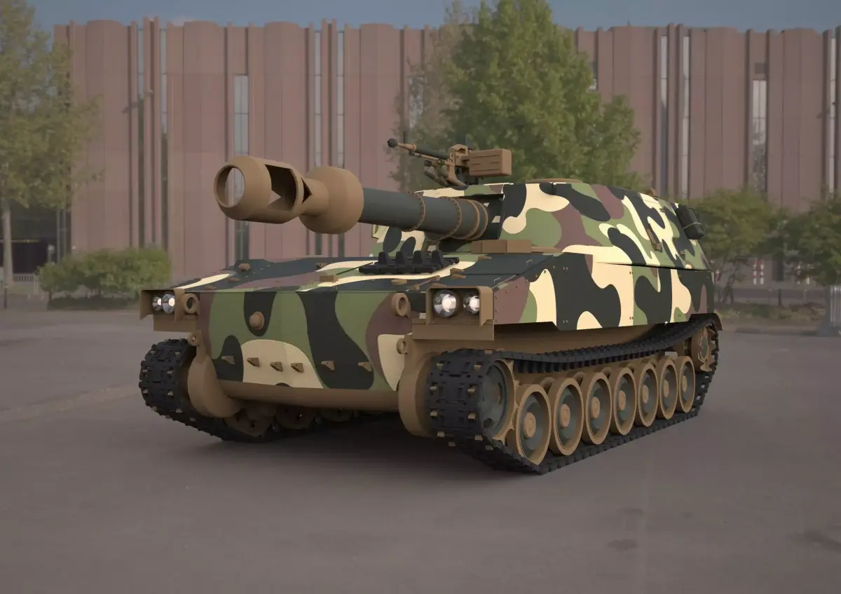 m109 howitzer tank 3d model 3D model