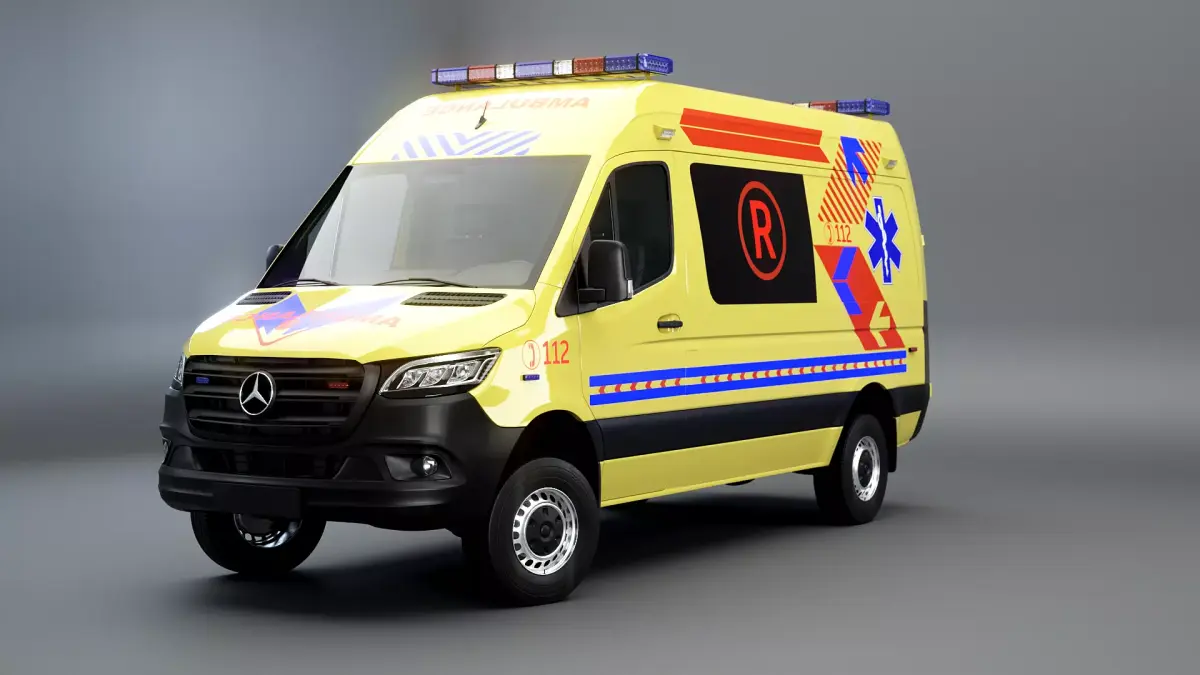 Mercedes Sprinter 4x4 Ambulance 3D model